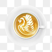 Coffee latte png, transparent background