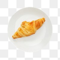 Croissants png collage element, transparent background