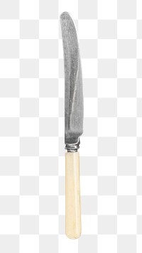 Table knife png, isolated object, transparent background