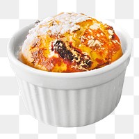 Sugared souffle png, collage element, transparent background