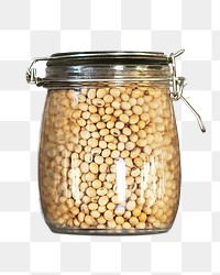 Kitchen jar png collage element on transparent background