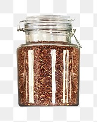 Kitchen jar png collage element on transparent background