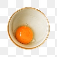 Raw eggs png collage element on transparent background