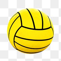 Volleyball png collage element, transparent background