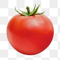 Red tomato png clipart, vegetable, organic ingredient