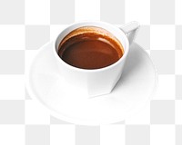 Png hot chocolate element, transparent background