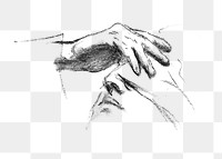 Man png sketch, transparent background. Remixed by rawpixel.