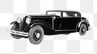 Classic car png chromolithograph art, transparent background. Remixed by rawpixel. 