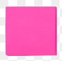 PNG pink sticky note transparent background