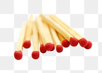 Png matchsticks pile element, transparent background