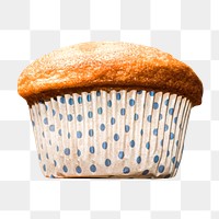 Cupcake png collage element, transparent background