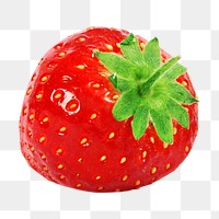 PNG  fresh strawberry  fruit, collage element, transparent background