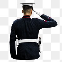 Marine soldier png, transparent background