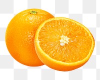 Orange fruit png, transparent background