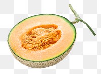 Fresh melon png, transparent background