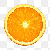 Orange slices png, food element, transparent background