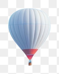 PNG  Hot air balloon aircraft vehicle blue. AI generated Image by rawpixel.