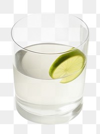 PNG Gin shadow glass white. 