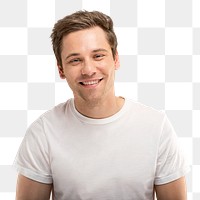 Young man png portrait, transparent background