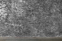 Brick wall png mockup transparent, grunge design