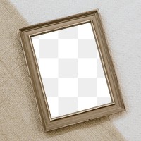 Picture frame png mockup, transparent design