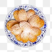 Png Madeleine biscuits sticker, food photography, transparent background