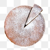 Png sponge cake sticker, food photography, transparent background