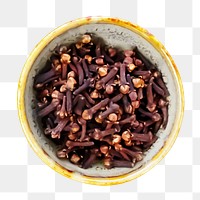Indian spice cloves png sticker, food photography, transparent background