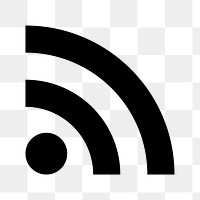 Rss Feed png symbol, communication icon, two tone style