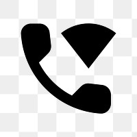 Wifi Calling png symbol, communication icon, round style