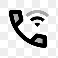PNG Wifi Calling 2, device icon, two tone style