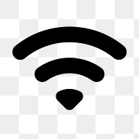 PNG Wifi symbol, notification icon, round style