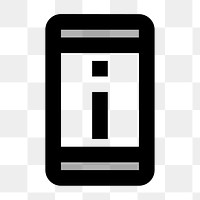 PNG Perm Device Information icon, two tone style on transparent background