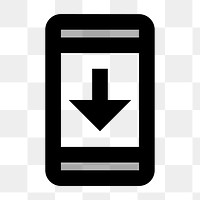 PNG System Security Update icon, two tone style on transparent background