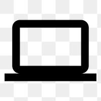 Computer PNG, hardware icon, filled style, transparent background