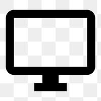 PNG Desktop Windows, hardware icon, outlined style, transparent background