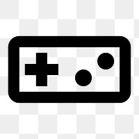 Videogame Asset PNG icon, outlined style, transparent background