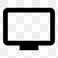 Personal Video PNG icon, filled style, transparent background