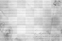 Vintage note paper png with line transparent overlay effect 