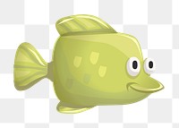 Puffer fish png sticker, animal illustration on transparent background. Free public domain CC0 image.