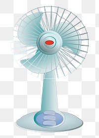 Electric fan png sticker illustration, transparent background. Free public domain CC0 image.