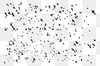 Flying birds png, abstract transparent background. Free public domain CC0 image.