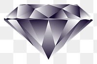 Precious diamond png sticker, transparent background. Free public domain CC0 image.