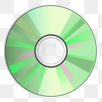 CD png sticker, transparent background. Free public domain CC0 image.