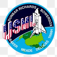 Spaceship launch png sticker, transparent background. Free public domain CC0 image.