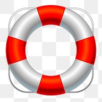 Lifesaver buoy png sticker, transparent background. Free public domain CC0 image.