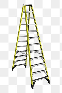 Ladder png sticker object illustration, transparent background. Free public domain CC0 image.