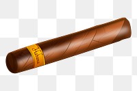 Cuban cigar png sticker object illustration, transparent background. Free public domain CC0 image.