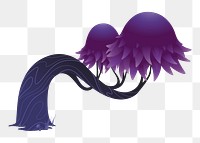 Ilmenskie tree png sticker plant illustration, transparent background. 