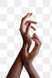 Two hands transparent png
